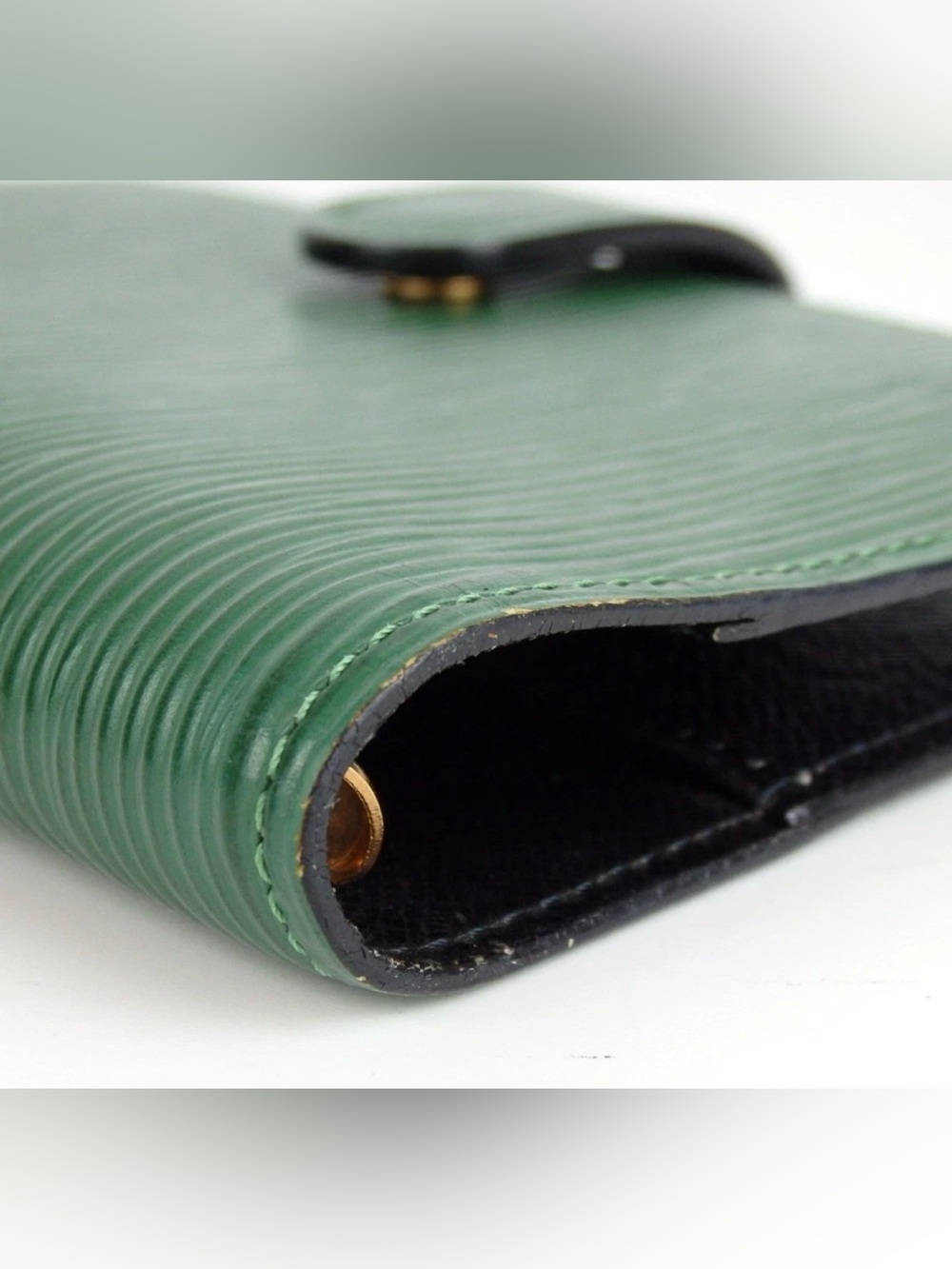 Louis Vuitton Green Epi Agenda PM Authentic - Picture 6 of 13